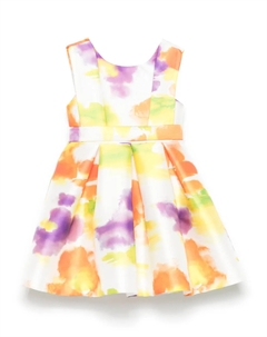 Платье с принтом, белый Abel & lula