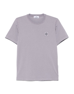 Junior футболка с нашивкой-логотипом, фиолетовый Stone island