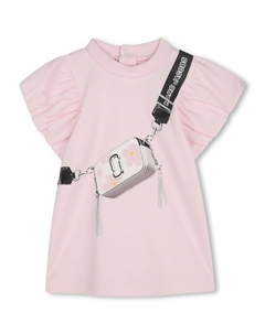 Платье с принтом Snapshot, розовый Marc jacobs kids