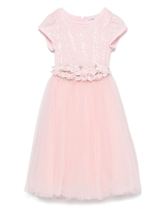 Платье с пайетками, розовый Monnalisa