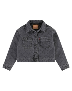 Kids стеганая джинсовая куртка, черный Levi's®