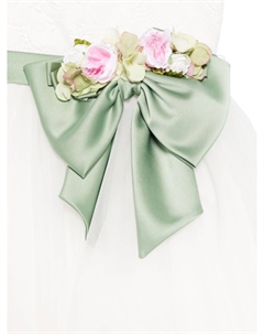 Платье с объемным бантом, белый Colorichiari