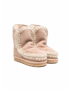 Угги с подкладкой, коричневый Mou kids