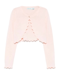 Кардиган с оборками, розовый Abel & lula