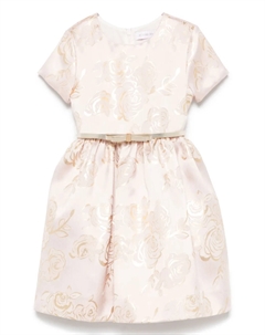 Жаккардовое платье, розовый Monnalisa