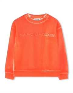 Толстовка с логотипом, оранжевый Marc jacobs kids