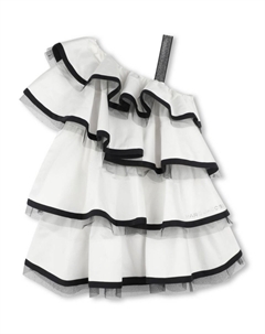 Платье со стразами, белый Marc jacobs kids