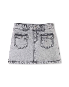 Джинсовая юбка, серый Zadig & voltaire kids