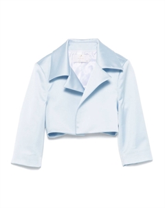 Атласный пиджак, синий Colorichiari