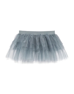 Юбка-пачка из сетчатой ткани, синий Douuod kids