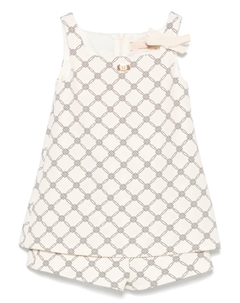 Комбинезон с логотипом, нейтральный Elisabetta franchi la mia bambina