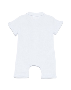 Комбинезон из жатого хлопка, синий Teddy & minou