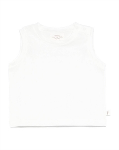 Майка из хлопка, белый Teddy & minou