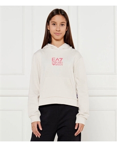 Толстовка детская с розовой надписью, бежевый Ea7