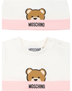 Боди с логотипом, розовый Moschino kids