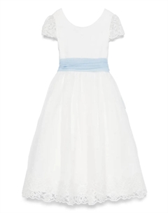 Платье с бантом, белый Amaya