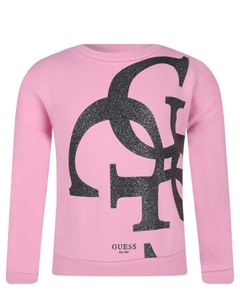 Толстовка Regular Fit, розовый / черный Guess