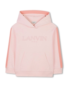 Худи с логотипом, розовый Lanvin enfant