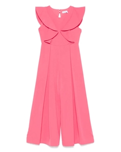 Комбинезон с оборками, розовый Abel & lula