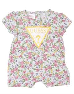 Боди детское с цветочным принтом, мультиколор Guess