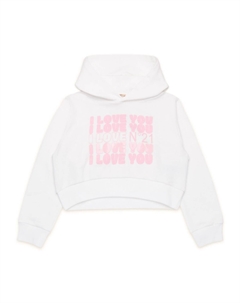 Худи с логотипом, белый Nº21 kids