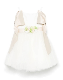 Платье с бантом, белый Colorichiari