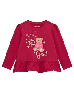 Блузка Regular Fit, розовый Guess