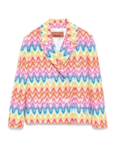 Блейзер с узором зигзаг, синий Missoni kids