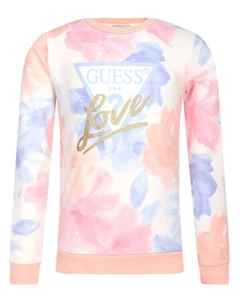 Свитшот детский с принтом, мультиколор Guess