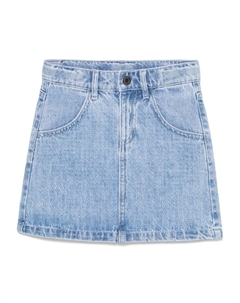 Джинсовая юбка со стразами, синий Marc jacobs kids