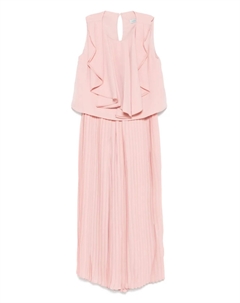 Комплект из топа и брюк со складками, розовый Abel & lula