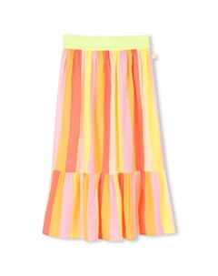 Юбка макси в полоску, желтый Billieblush