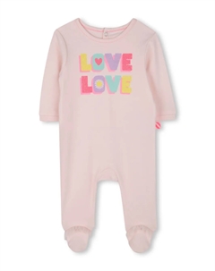 Пижамный комплект с принтом (комплект из двух вещей), розовый Billieblush