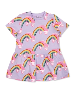 Платье Rollerskate Rainbow-prink, фиолетовый Stella mccartney kids