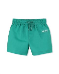 Плавки-шорты с логотипом, зеленый Kenzo kids