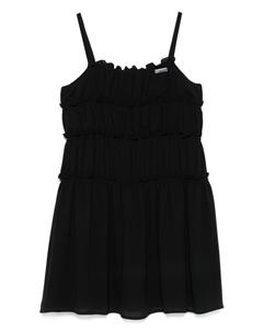 Платье с оборками, черный Monnalisa