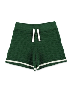 Шорты вязанной крючком, зеленый Mini rodini