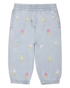 Джинсы прямого покроя, синий Stella mccartney kids