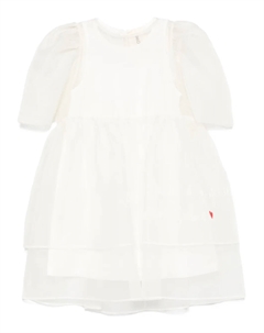 Вышитое платье Симонетта, белый Simonetta