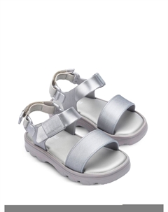 Сандалии Kick Off, серебряный Mini melissa