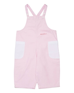 Комбинезон с вышитым логотипом, розовый Marni kids