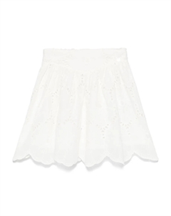 Юбка с вышивкой, белый Tartine et chocolat
