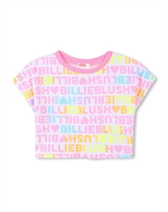 Футболка с логотипом, белый Billieblush