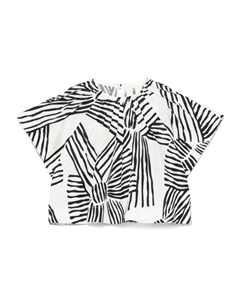 Блузка в полоску, белый Simonetta