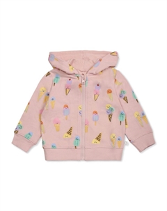 Худи с графичным принтом, розовый Stella mccartney kids