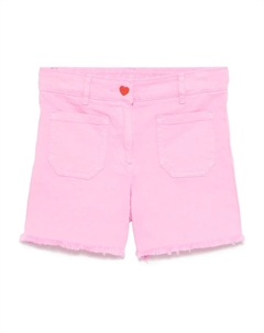 Детские потертые джинсовые шорты Stella McCartney, розовый Stella mccartney kids