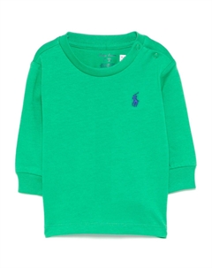 KIDS толстовка с вышивкой Polo Pony, зеленый Polo ralph lauren