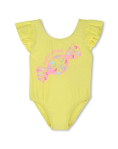 Купальник с оборками, желтый Billieblush