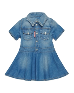 Джинсовое платье, синий Dsquared2 kids