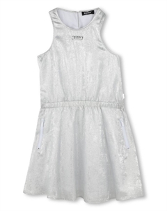 Платье с логотипом, серый Dkny kids